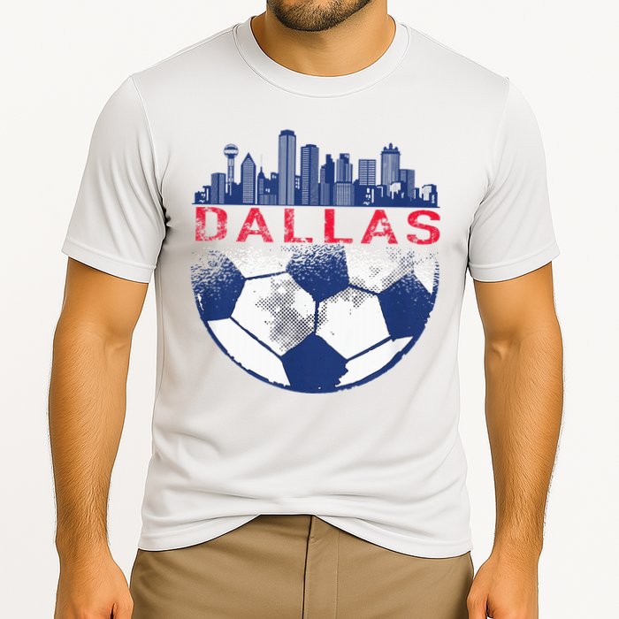 Dallas Texas Fan Fc Cooling Performance Crew T-Shirt