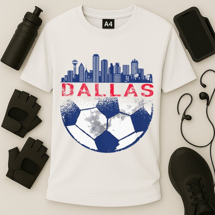 Dallas Texas Fan Fc Cooling Performance Crew T-Shirt