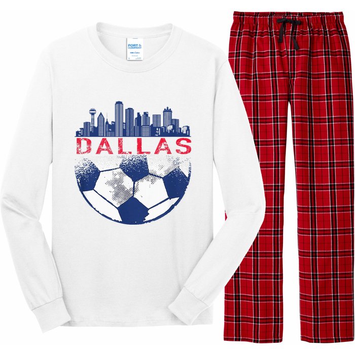 Dallas Texas Fan Fc Long Sleeve Pajama Set