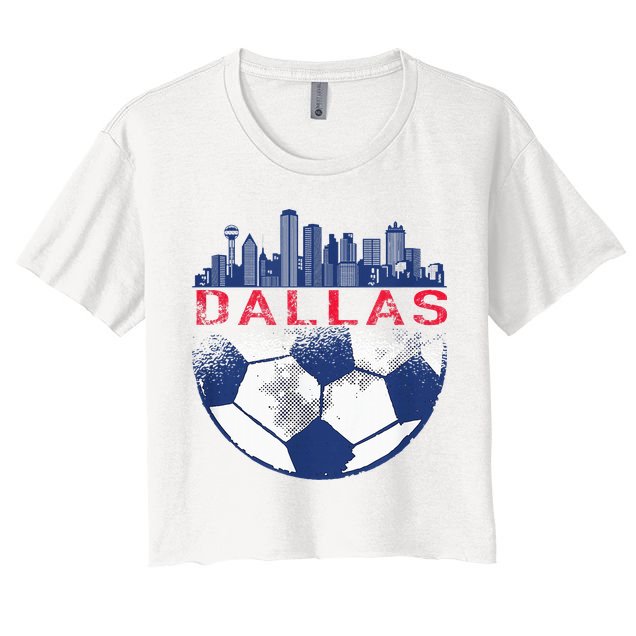 Dallas Texas Fan Fc Crop Top
