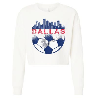 Dallas Texas Fan Fc Cropped Pullover Crew