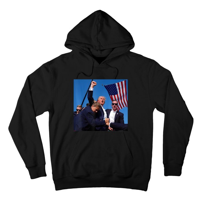 Donald Trump Fight Fist 2024 Hoodie