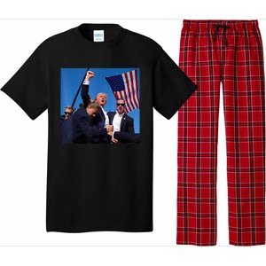 Donald Trump Fight Fist 2024 Pajama Set