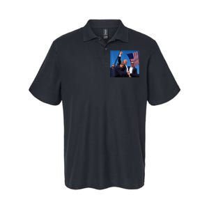 Donald Trump Fight Fist 2024 Softstyle Adult Sport Polo