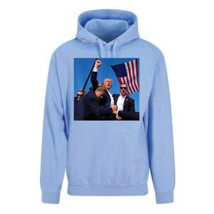 Donald Trump Fight Fist 2024 Unisex Surf Hoodie