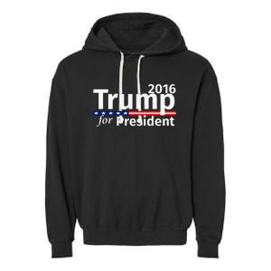 Donald Trump For President 2024 Republican Garment-Dyed Fleece Hoodie