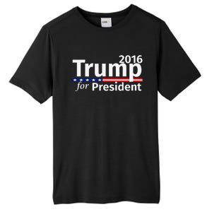 Donald Trump For President 2024 Republican Tall Fusion ChromaSoft Performance T-Shirt