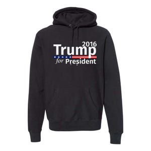 Donald Trump For President 2024 Republican Premium Hoodie