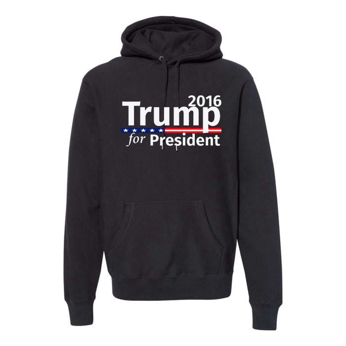 Donald Trump For President 2024 Republican Premium Hoodie