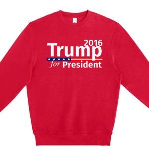 Donald Trump For President 2024 Republican Premium Crewneck Sweatshirt