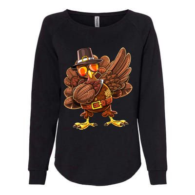 Dabbing Turkey Funny Thanksgiving Pilgrim Costume Gift Gift Womens California Wash Sweatshirt