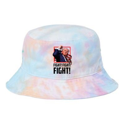 Donald Trump Fight Fighting Fighters Supporters Americans Tie Dye Newport Bucket Hat