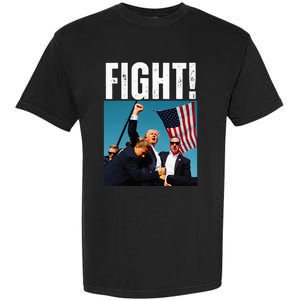 Donald Trump Fight Fist 2024 Garment-Dyed Heavyweight T-Shirt