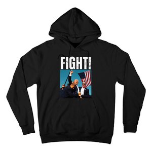 Donald Trump Fight Fist 2024 Hoodie