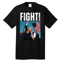 Donald Trump Fight Fist 2024 Tall T-Shirt