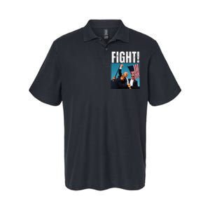 Donald Trump Fight Fist 2024 Softstyle Adult Sport Polo