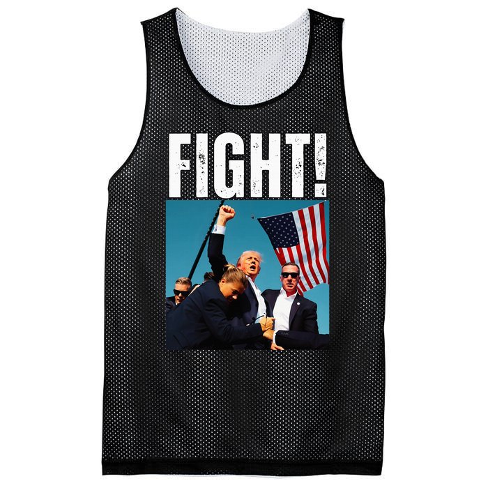 Donald Trump Fight Fist 2024 Mesh Reversible Basketball Jersey Tank