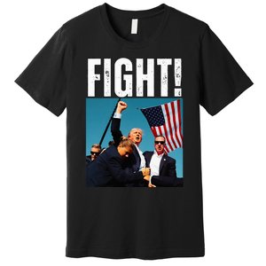 Donald Trump Fight Fist 2024 Premium T-Shirt