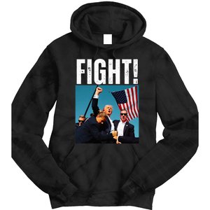 Donald Trump Fight Fist 2024 Tie Dye Hoodie