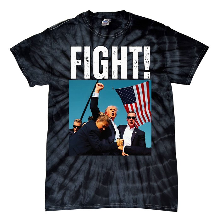 Donald Trump Fight Fist 2024 Tie-Dye T-Shirt