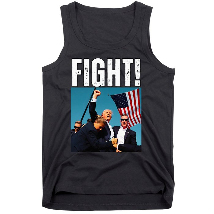 Donald Trump Fight Fist 2024 Tank Top