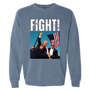 Donald Trump Fight Fist 2024 Garment-Dyed Sweatshirt