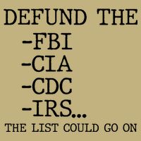 Defund The Fbi Cia Cdc Is The List Could Go On Mousepad