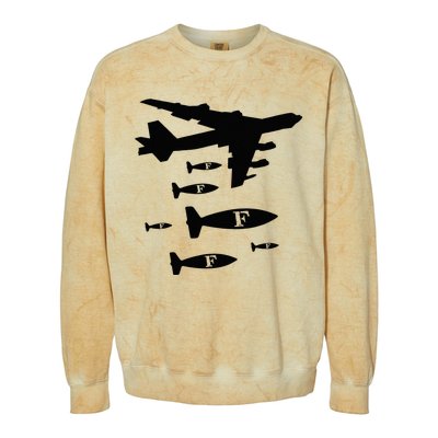 Dropping the F Bomb Colorblast Crewneck Sweatshirt