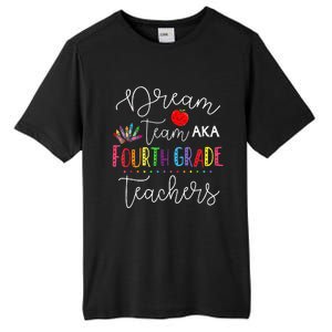 Dream Team Fourth Grade Teachers Back To School 4th Grade Tall Fusion ChromaSoft Performance T-Shirt