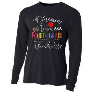 Dream Team Fourth Grade Teachers Back To School 4th Grade Cooling Performance Long Sleeve Crew