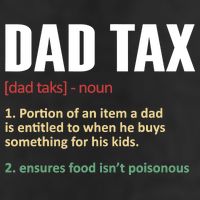 Dad Tax Funny Dad Tax Definitions Father's Day Adult Drive Performance Visor