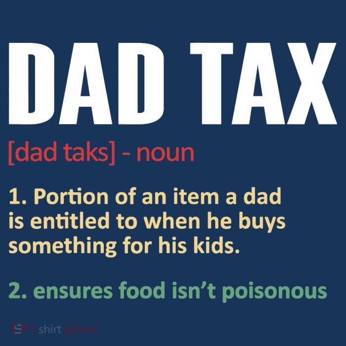 Dad Tax Funny Dad Tax Definitions Father's Day Flatbill Hat