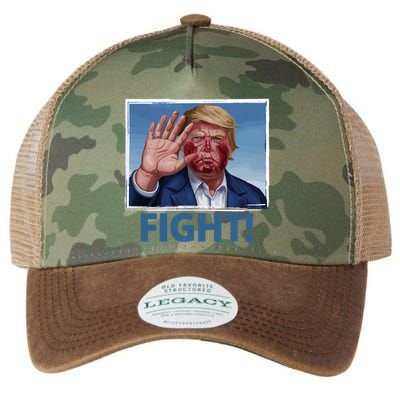 Donald Trump Fight! Rally Pro Trump Legacy Tie Dye Trucker Hat