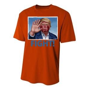 Donald Trump Fight! Rally Pro Trump Performance Sprint T-Shirt