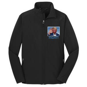 Donald Trump Fight! Rally Pro Trump Core Soft Shell Jacket