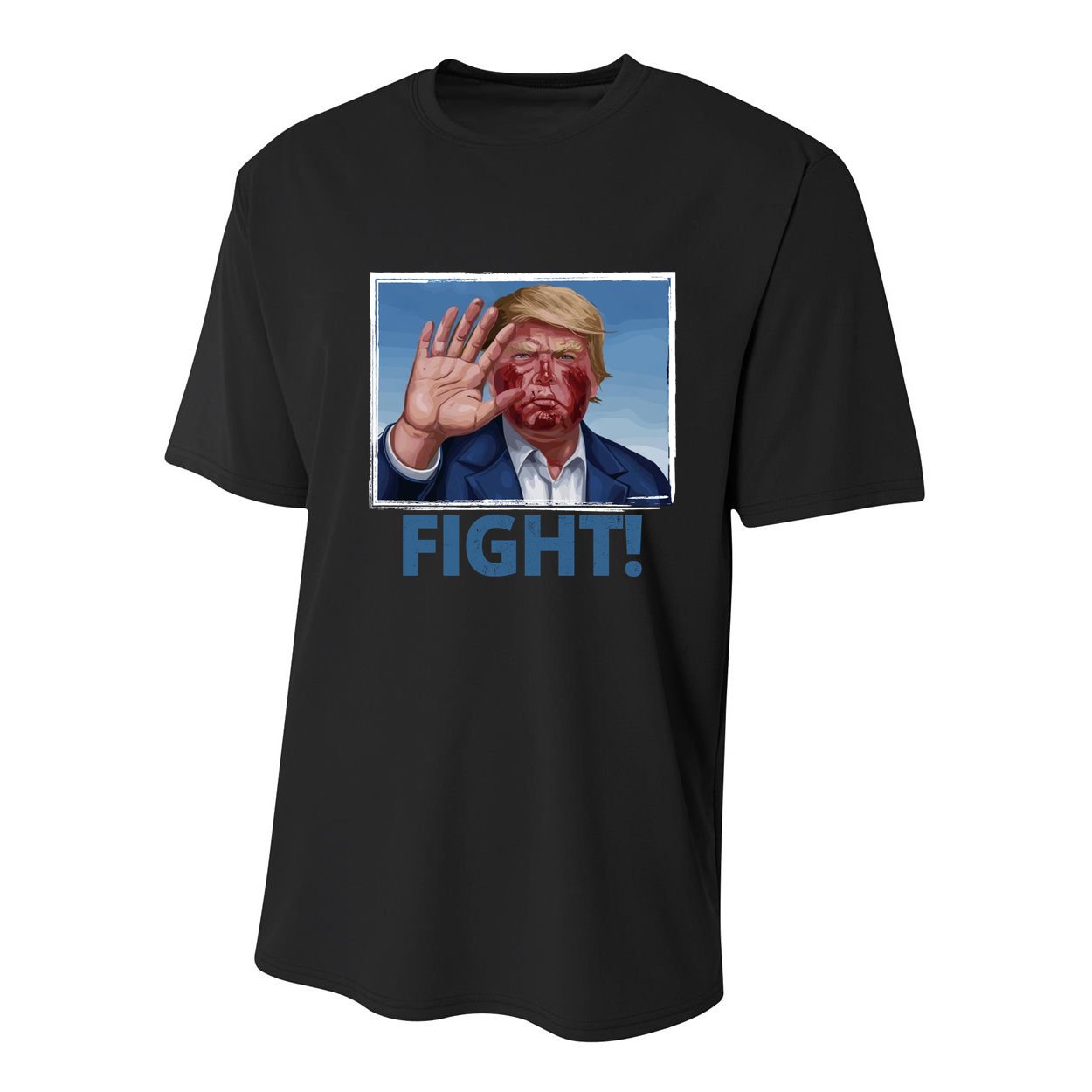 Donald Trump Fight! Rally Pro Trump Youth Performance Sprint T-Shirt