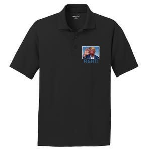 Donald Trump Fight! Rally Pro Trump PosiCharge RacerMesh Polo