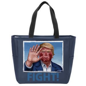 Donald Trump Fight! Rally Pro Trump Zip Tote Bag