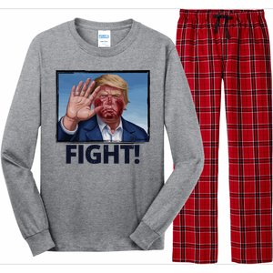 Donald Trump Fight! Rally Pro Trump Long Sleeve Pajama Set