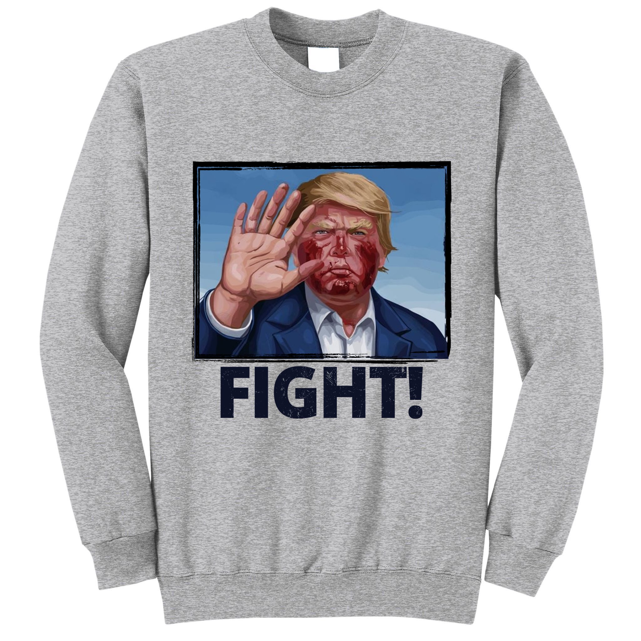 Donald Trump Fight! Rally Pro Trump Tall Sweatshirt