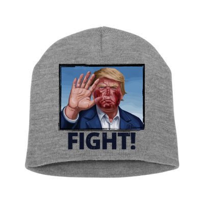 Donald Trump Fight! Rally Pro Trump Short Acrylic Beanie