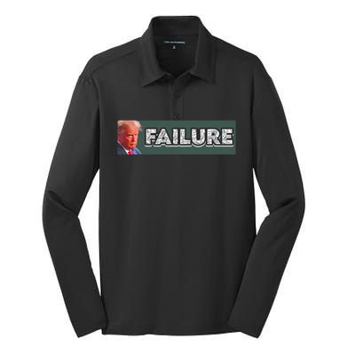 Donald Trump Failure Silk Touch Performance Long Sleeve Polo