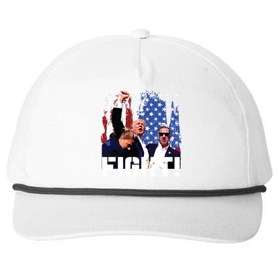 Donald Trump Fist Pump Snapback Five-Panel Rope Hat