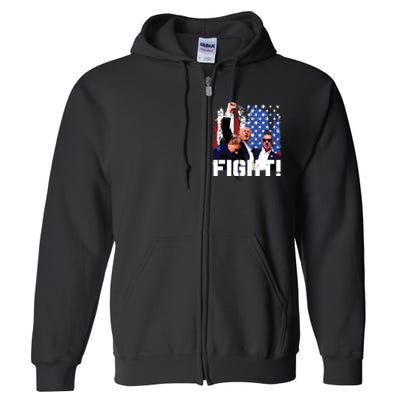 Donald Trump Fist Pump Full Zip Hoodie