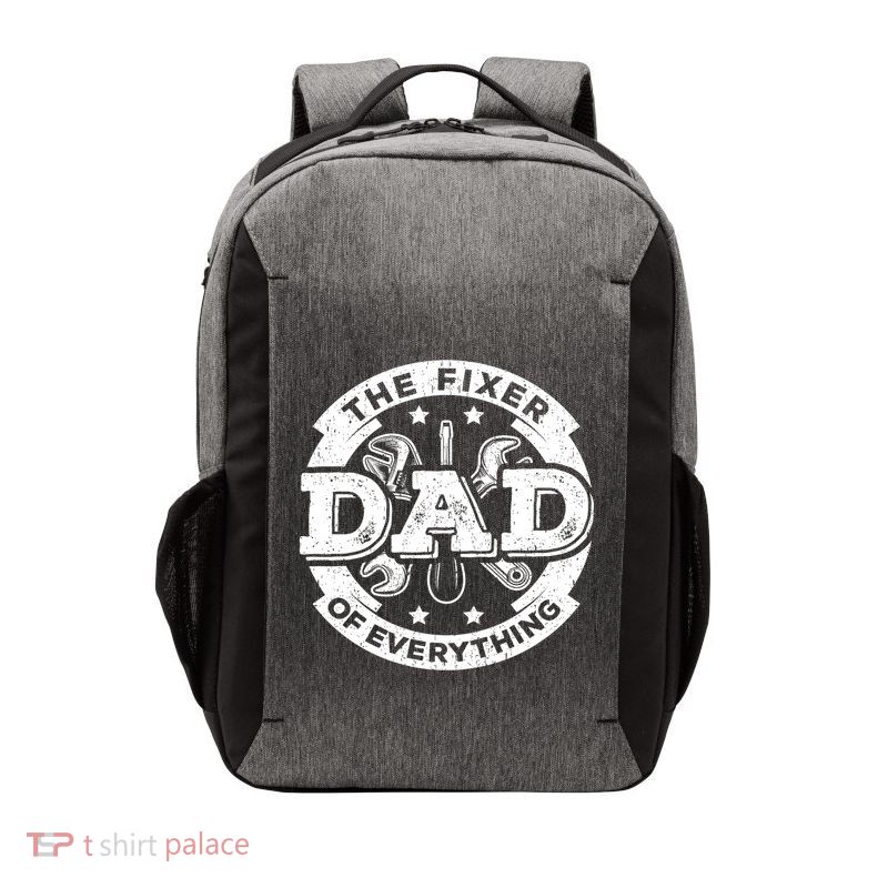 Dad The Fixer Of Everything Funny FatherS Day Tools Vector Backpack