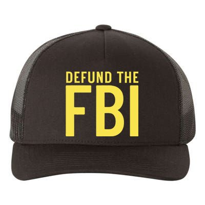 Defund the FBI AntiGovernment Political Yupoong Adult 5-Panel Trucker Hat