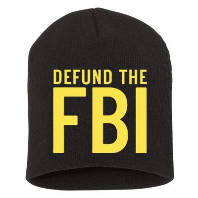 Defund the FBI AntiGovernment Political Short Acrylic Beanie