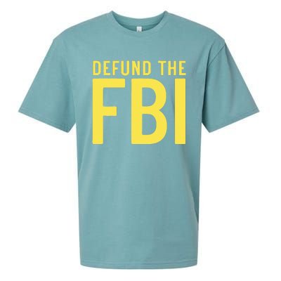 Defund the FBI AntiGovernment Political Sueded Cloud Jersey T-Shirt