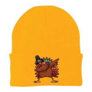 Dabbing Turkey Funny Dab Thanksgiving Knit Cap Winter Beanie