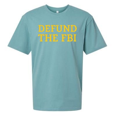 Defund the FBI Sueded Cloud Jersey T-Shirt